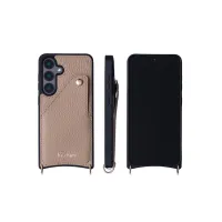 Leather Samsung Phone Case Beige